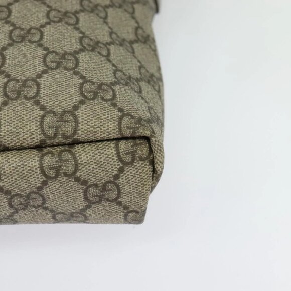 GUCCI GG Supreme Shoulder Bag PVC Beige Silver 223666 Auth ep10605 - Picture 5 of 16